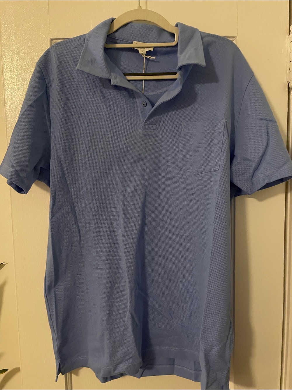 NWT - Sunspel Light Blue Riviera Polo
